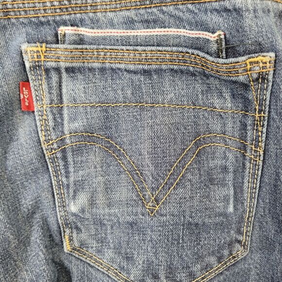 LEVIS 514 Jeans 30x29 (32x30) Faded All-Over Blue - Picture 16 of 16